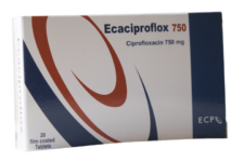 Ecaciproflox ®Ciprofloxacin 750 mg tablets